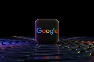 a close up of a computer keyboard with the word google on it