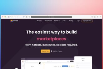 a computer screen with the words the easy way to build marketplaces