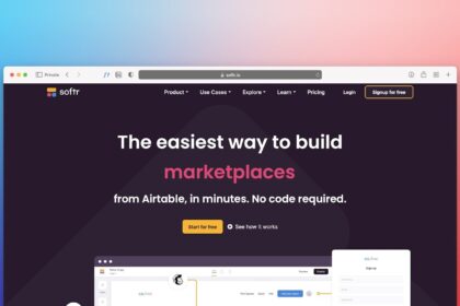 a computer screen with the words the easy way to build marketplaces